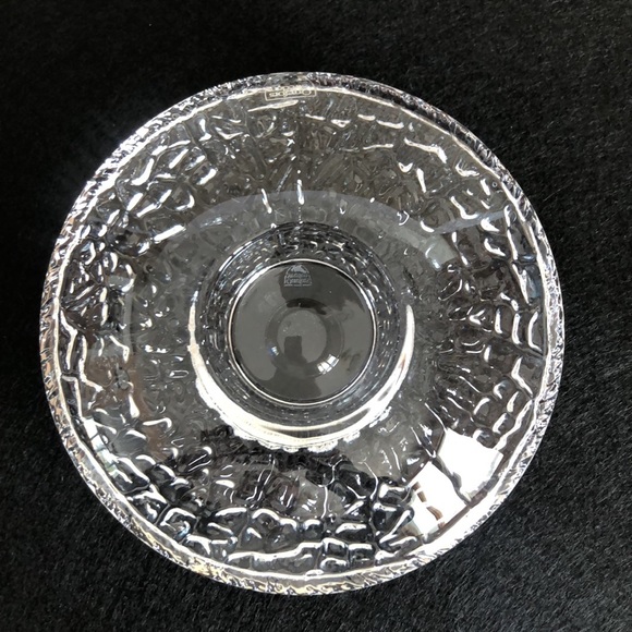 Orrefors Sweden Crystal Discus Votive Candle Holder - Picture 3 of 13